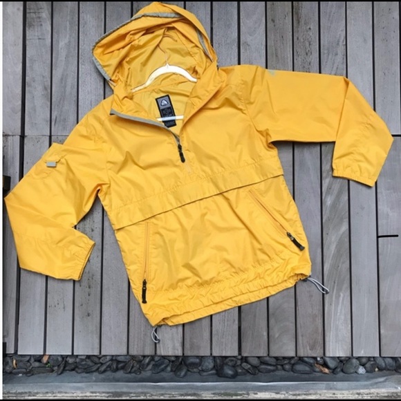 NIKE ACG3 Yellow Outer Layer Pocketed Rain Jacket - Picture 2 of 9